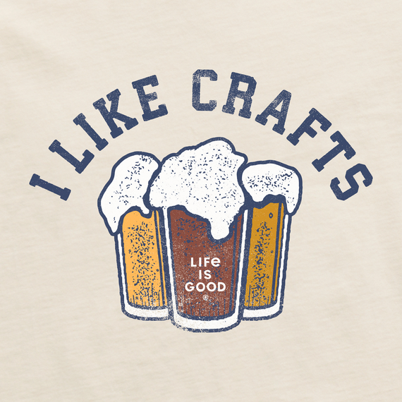 Life is Good Men's Crusher Tee - I Like Crafts