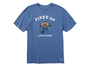 Life is Good Men's Crusher Tee - Fired Up Grill