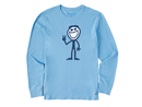 Life is Good Men's Long Sleeve Crusher Tee - Jake Peace