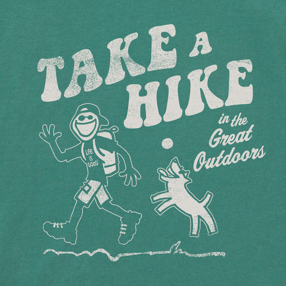 Life is Good Men's Crusher Lite Tee - Great Outdoor Hike Jake
