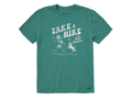 Life is Good Men's Crusher Lite Tee - Great Outdoor Hike Jake