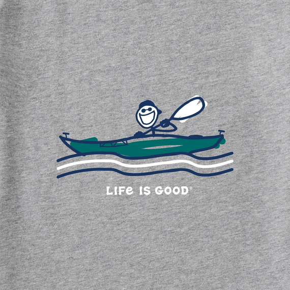 Life is Good Men's Crusher Lite Tee - Kayak Jake
