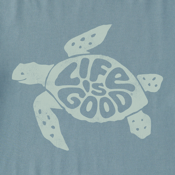 Life is Good Men's Crusher Lite Tee - Groovy Turtle