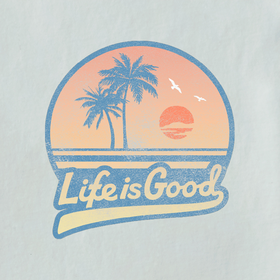 Life is Good Men's Crusher Lite Tee - Ballyard Beach