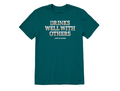 Life is Good Men's Crusher Tee - Drinks Well With Others Pub Script