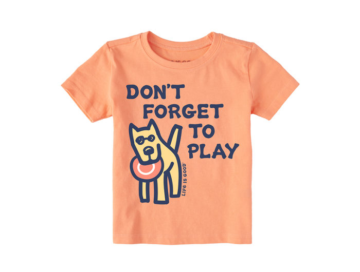 Life is Good Toddler Crusher Tee - Rocket Don't Forget to Play