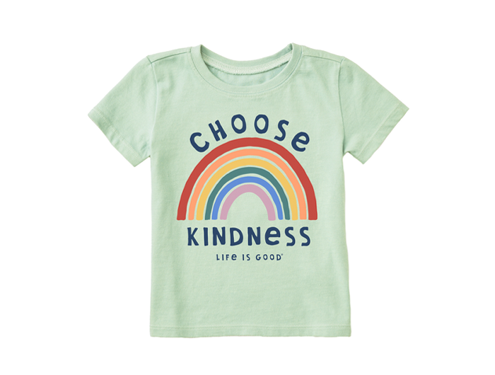 Life is Good Toddler Crusher Tee - Choose Kindness