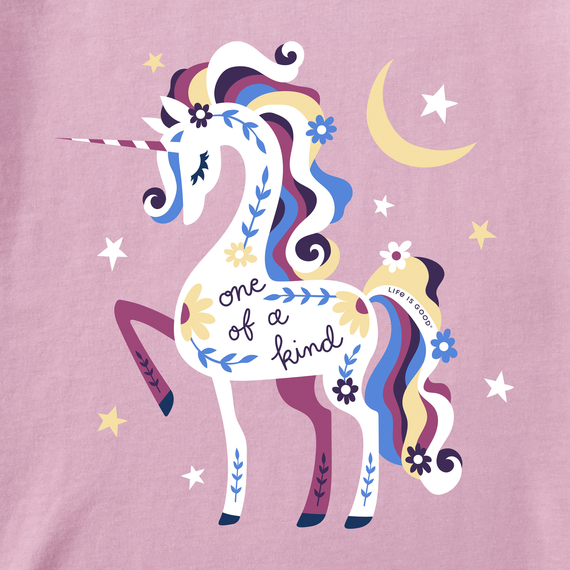 Life is Good Toddler Crusher Tee - One of a Kind Unicorn