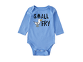 Life is Good Infant Long Sleeve Crusher Baby Bodysuit - Seagull Small Fry