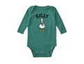 Life is Good Infant Long Sleeve Crusher Baby Bodysuit - Silly Goose