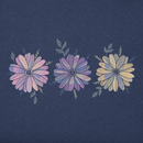 Life is Good Women's Long Sleeve Hooded Crusher Lite Tee - Colorful Daisies