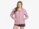 Life is Good Women's Simply True Fleece Zip Hoodie - Bold Heart Flower