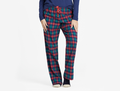 Life is Good Women's Classic Sleep Pant - Holiday Red Check