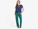 Life is Good Women's Lightweight Sleep Pant - Holiday Pup Pattern