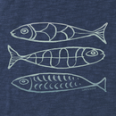 Life is Good Men's Textured Slub Tee - Three Magic Fish