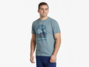 Life is Good Men's Textured Slub Tee - Life Isn't Easy