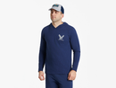 Life is Good Men's Textured Slub Hoodie - USA 1776 Eagle