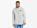 Life is Good Men's Simply True Fleece Hoodie - Linear Wave