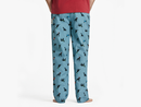 Life is Good Men's Classic Sleep Pant - Chilly Dogs Pattern