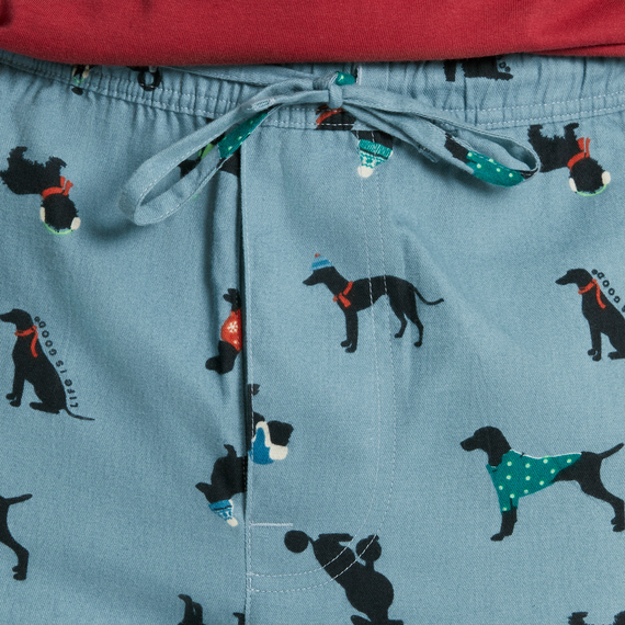 Life is Good Men's Classic Sleep Pant - Chilly Dogs Pattern