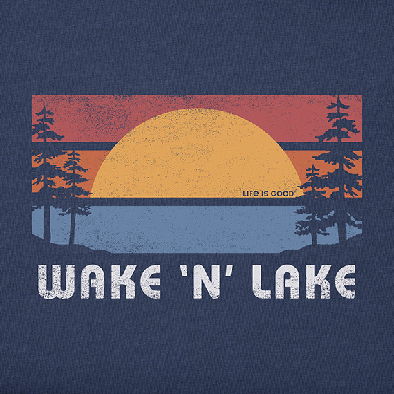 Life is Good Men's Crusher Tee - Wake n Lake