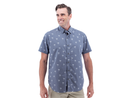 Old Ranch Men's Palm Breeze Organic Cotton Print Shirt