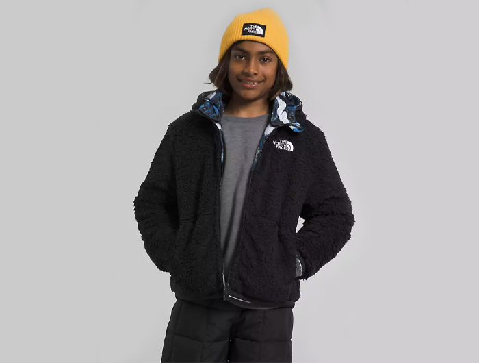 The North Face Boys’ Reversible Mt Chimbo Full-Zip Hooded Jacket