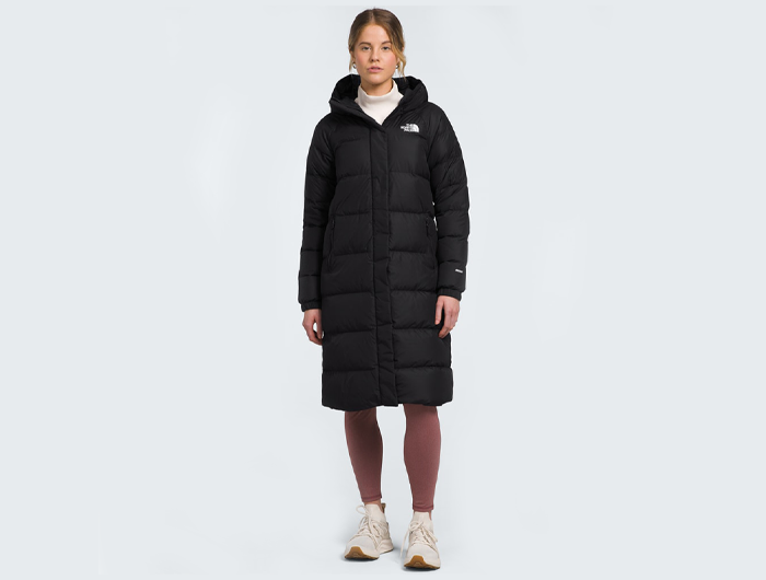 North face online longline puffer