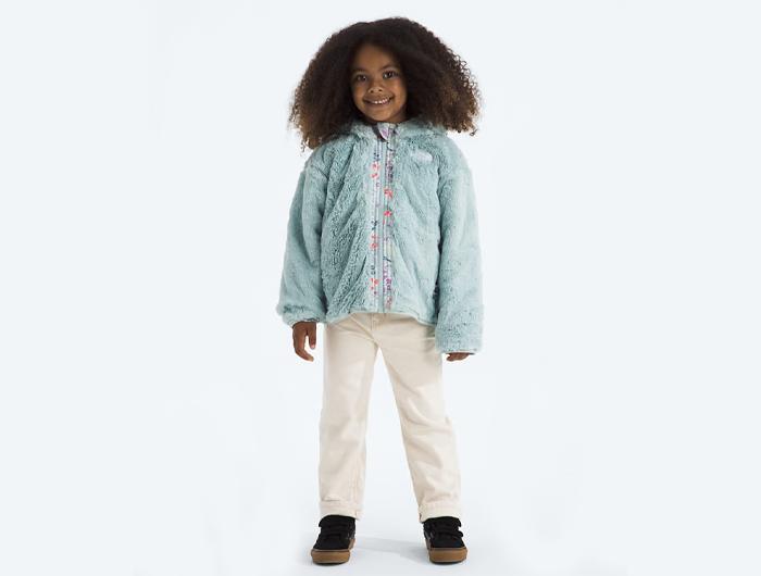 The North Face Kids’ Girls’ Reversible Shasta Full-Zip Hooded Jacket