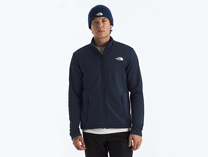The North Face Men’s Cedar Trail Grid Fleece Full-Zip Jacket