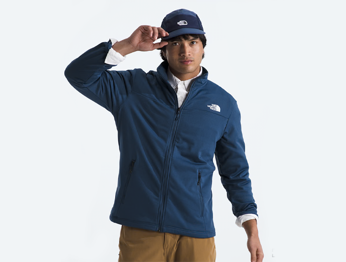 The North Face Men’s Cedar Trail Grid Fleece Full-Zip Jacket