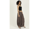 Angie Women's Ruche Side Wide Leg Pants