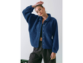 Blu Pepper Women's Snap Button Fleece Jacket