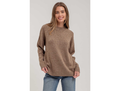 Blu Pepper Women's Mock Neck Speckle Knit Sweater