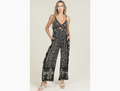 Angie Women's Twist Front Wide Leg Jumpsuit