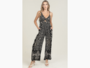 Angie Women's Twist Front Wide Leg Jumpsuit