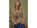 Blu Pepper Women's Horse Jacquard Knit Sweater