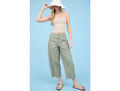 Blu Pepper Women's Cropped Wide Leg Pants