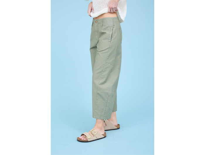 Blu Pepper Women's Cropped Wide Leg Pants