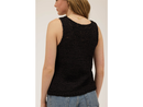 Blu Pepper Women's V-Neck Button Front Sweater Vest