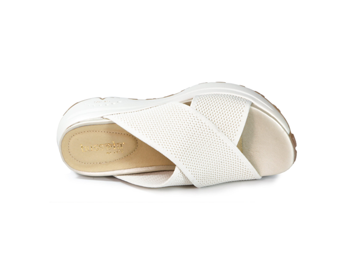 Bussola Women's Birkita BMS 2.0 Cross Straps Slide Sandals