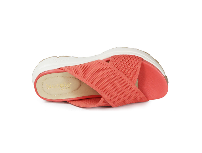 Bussola Women's Birkita BMS 2.0 Cross Straps Slide Sandals