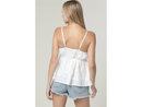 Angie Women's Lace Detail A-Line Cami Top