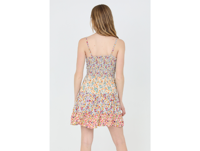 angie Angie Women's Twist Front Tiered Dress