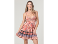 Angie Women's Twist Front Tiered Dress