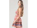 Angie Women's Twist Front Tiered Dress