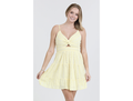 Angie Women's Embroidered Twist Front Tiered Dress