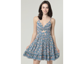 Angie Women's Twist Front Tiered Dress
