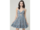 Angie Women's Twist Front Tiered Dress