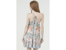 Angie Women's V-Neck Tiered Racerback Mini Dress